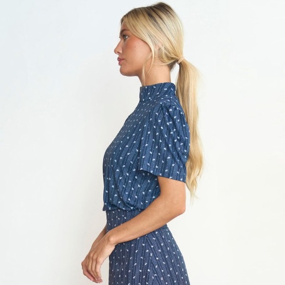 Byrdie Golf Social Wear Marina Mock Neck Top - Picture 3 of 13